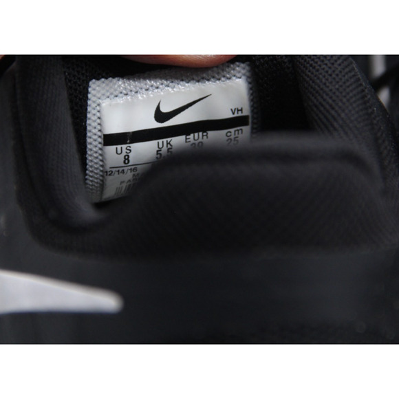 Nike Flex 2016 Run Shoes Womens Size 8 Black White Athletic Running Sneakers - Picture 5 of 7